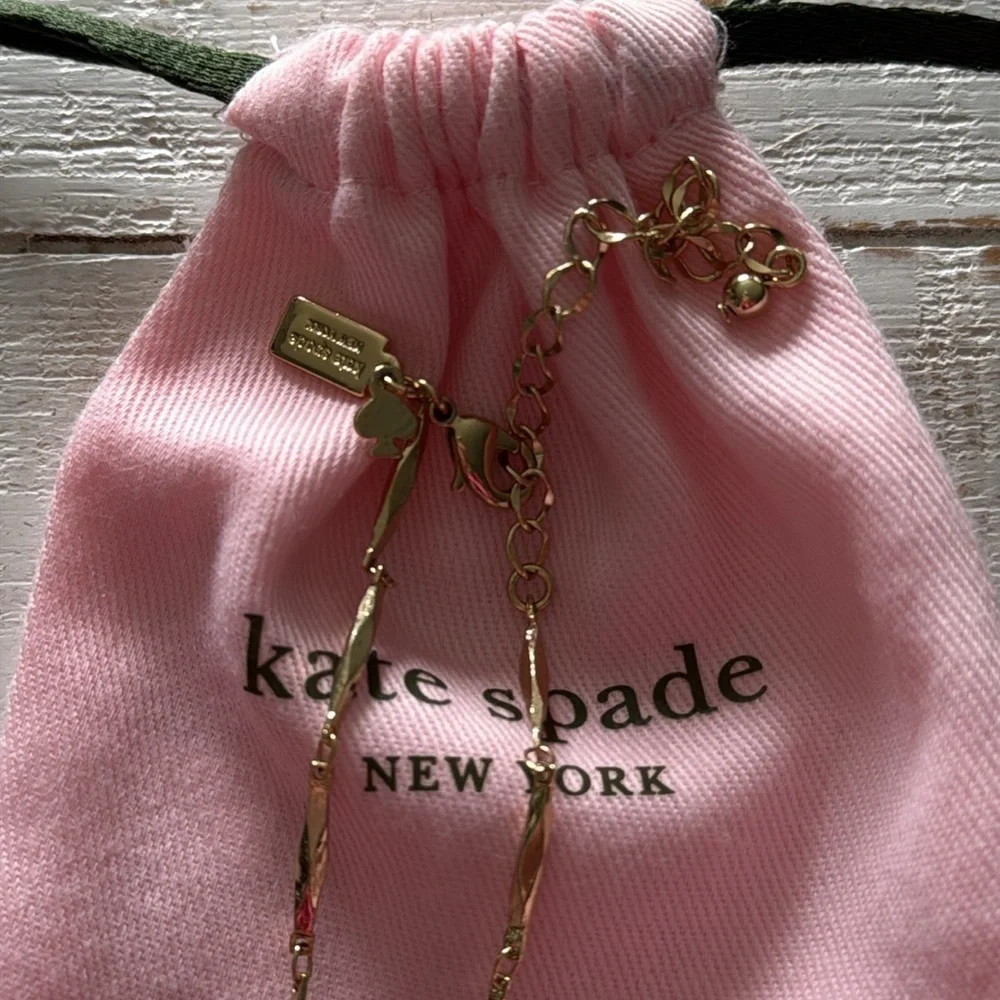 Kate Spade Gold and Turquoise Necklace